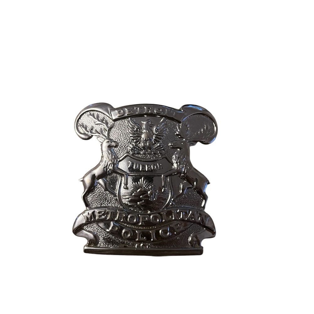 Detroit Metropolitan police badge clip